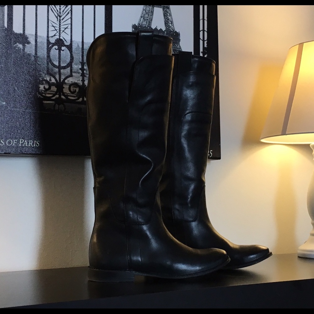 Frye Paige Tall Riding Boots (wide calf)