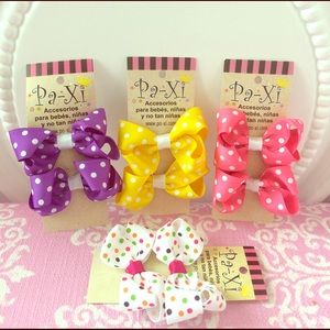 🎀 Bright Fun Bow Clip set 🎀
