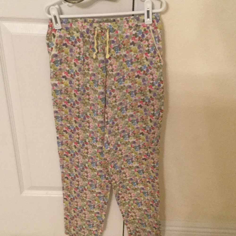 Girls silk pants