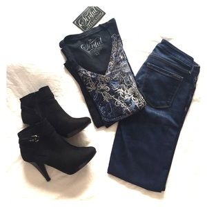 NWT Beautiful and stylish Rock Thermal black Shirt