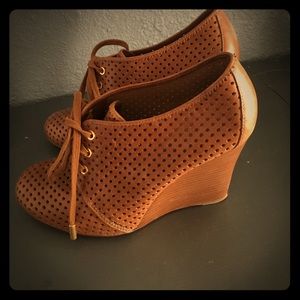Tory Burch wedge booties