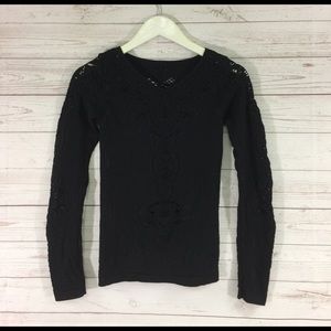 New Free People Seamless Long Sleeve Knit Top