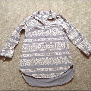 Merona Aztec print tunic EUC