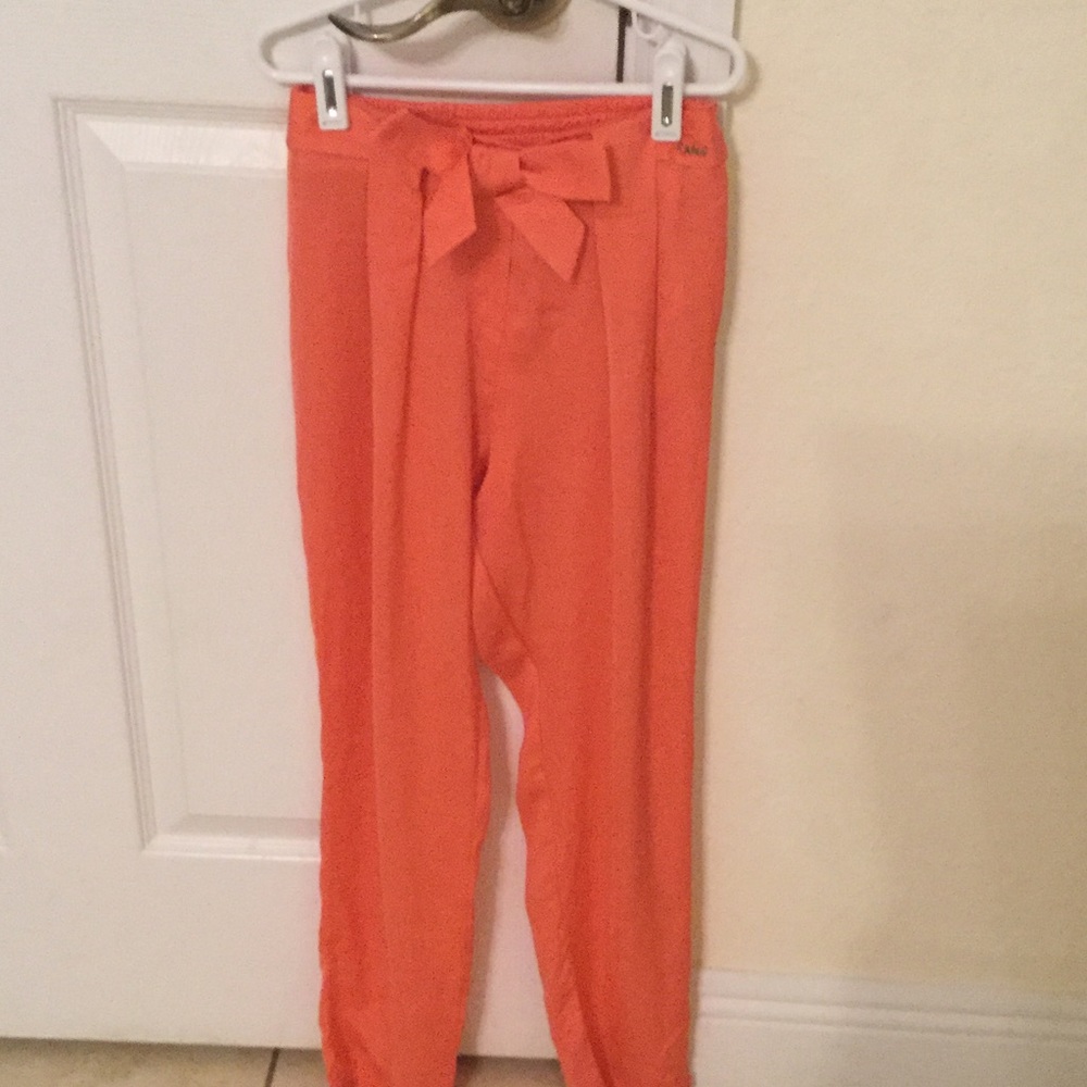 Girls silk pants
