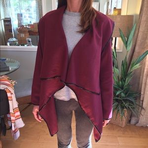 Burgundy Never Been Worn Jacket.