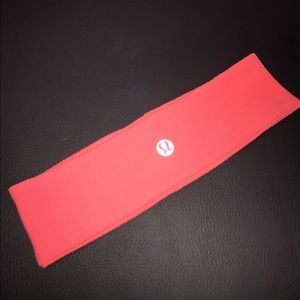 Lululemon Neon Coral Headband