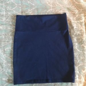Navy blue skirt