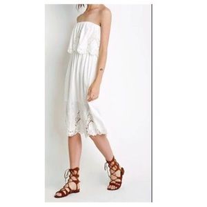 White Strapless Forever21 Dress