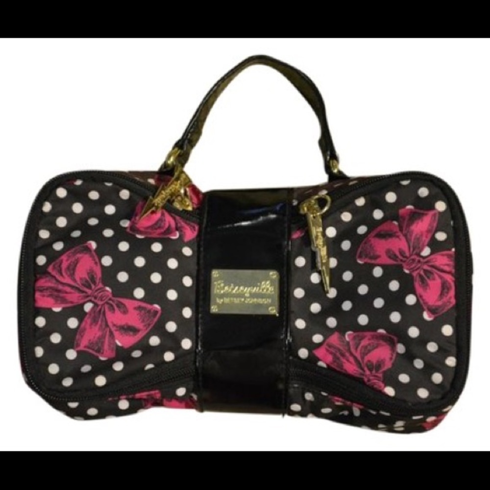 Betseyville by Betsey Johnson Polka Dot Bow Purse