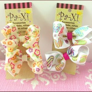 ☀️Sun Lovin Bow clip set 🎀