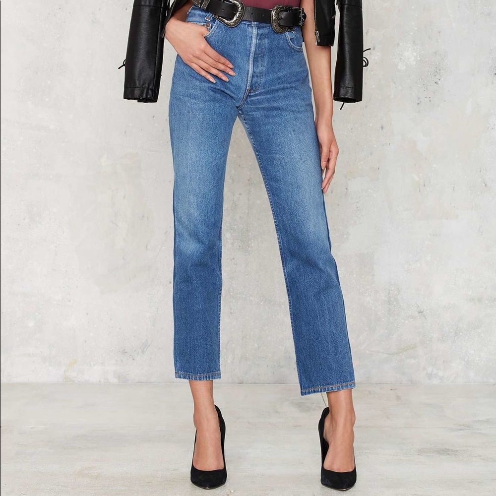 Nasty Gal After Party Levi's 501 Size 25