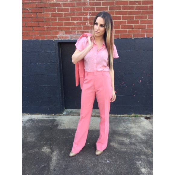 Vintage pink western suit - Picture 3 of 4