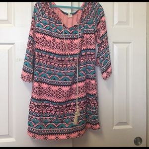 Tribal print dress