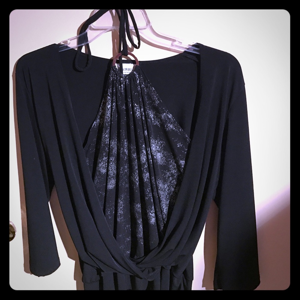 Black and silver top size L