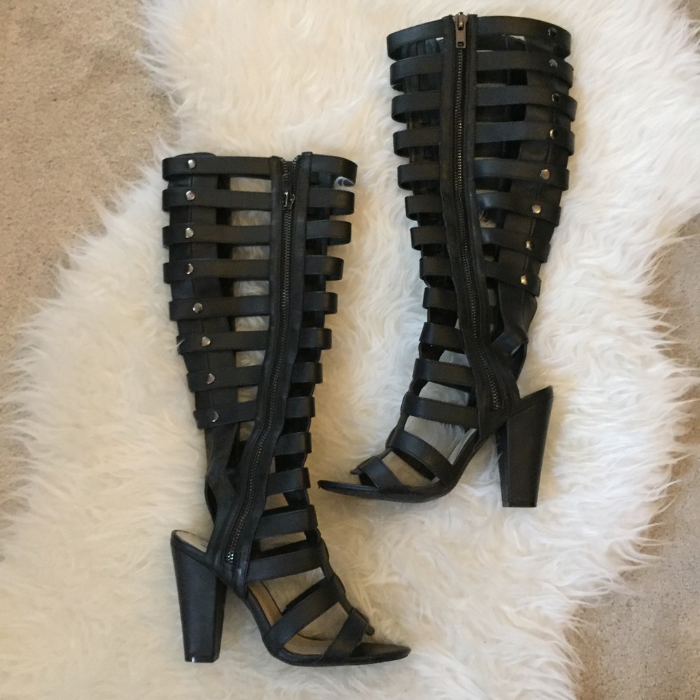 Tall gladiator sandals