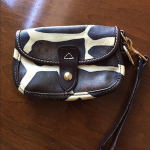 Dooney & Bourke Giraffe Print Wristlet