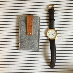 Arvo Leather Watch