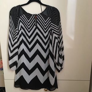 Zebra print cocktail dress