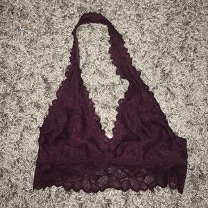 PINK lace bralette