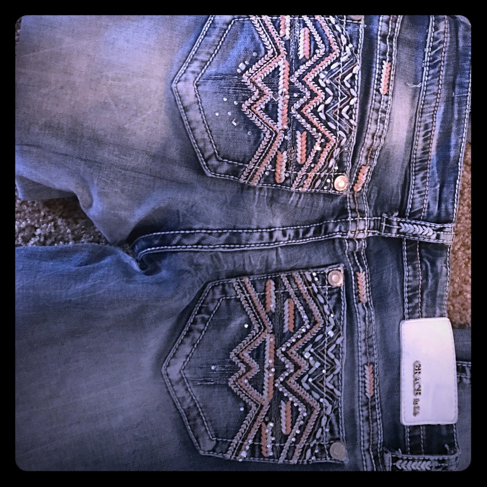 Grace in la boot cut size 26