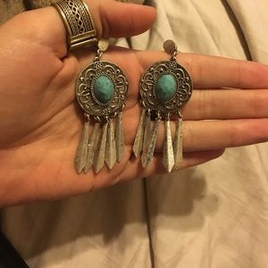 Turquoise earrings