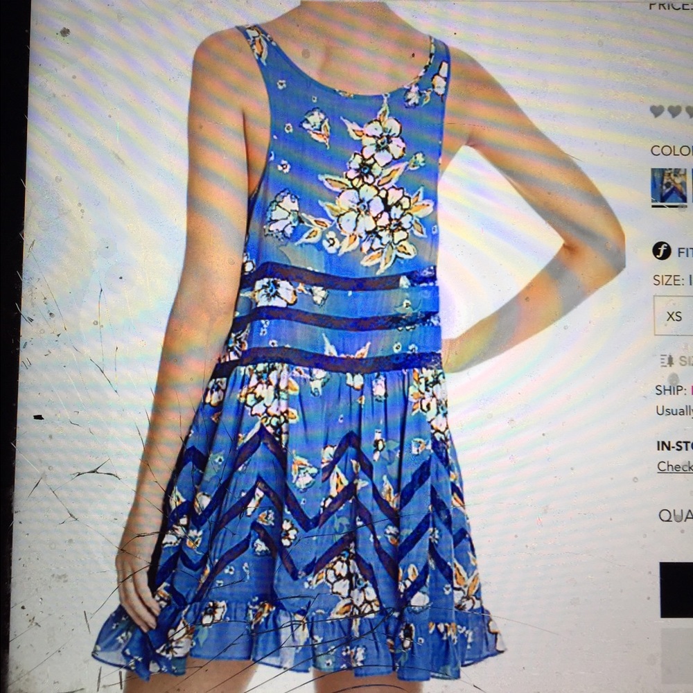 NWT Free People adorable trapeze tunic/dress - Picture 2 of 2