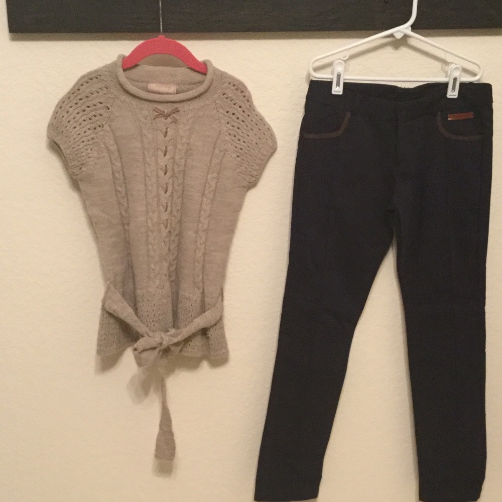 Girls shirt and pants set.
