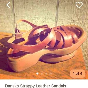 Strappy Dansko leather sandals EUR 37.