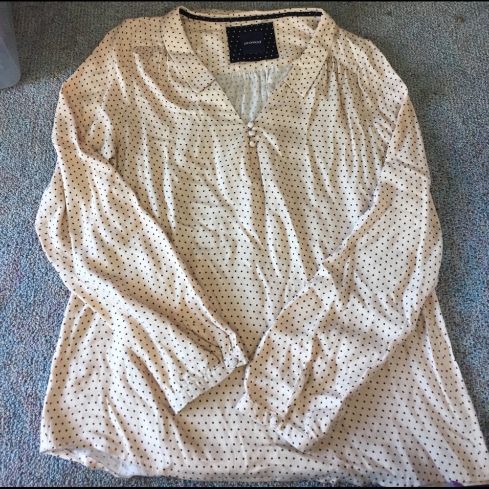 Polka dot Promod shirt