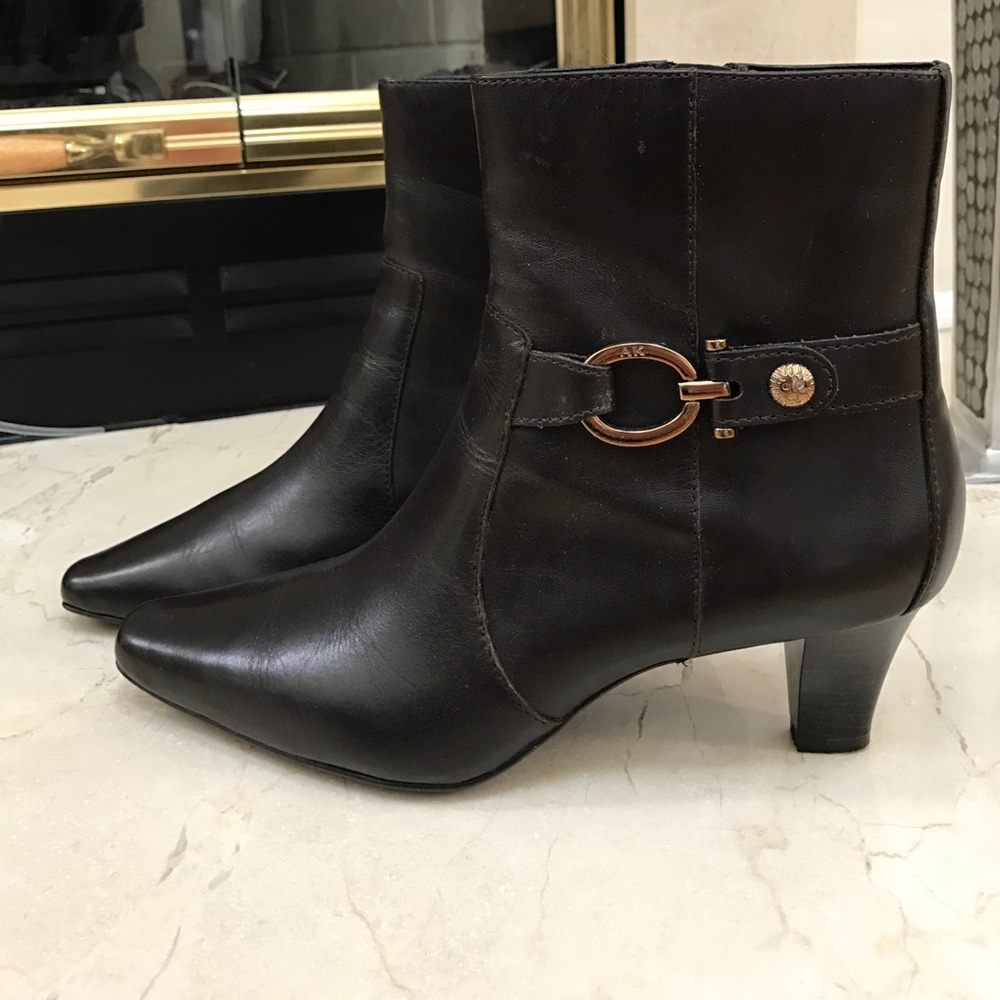 Anne Klein iflex Brown Leather Boots