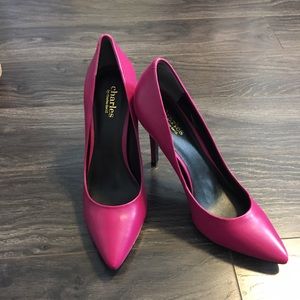 New Charles by Charles David Dark Fuchsia Pumps