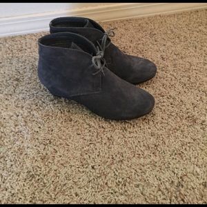 Grey booties!  Crown vintage
