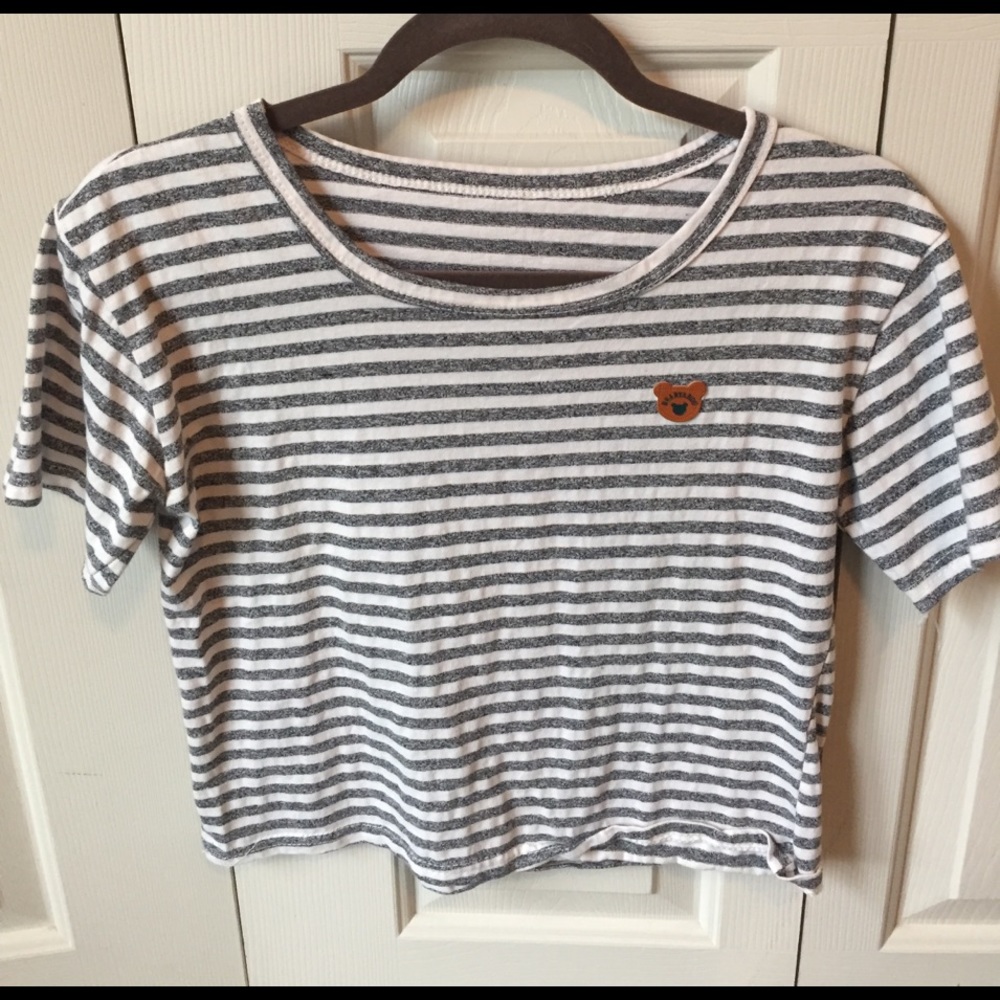 Long crop tee