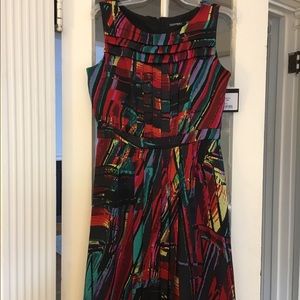 Ellen Tracy Watercolor Dress