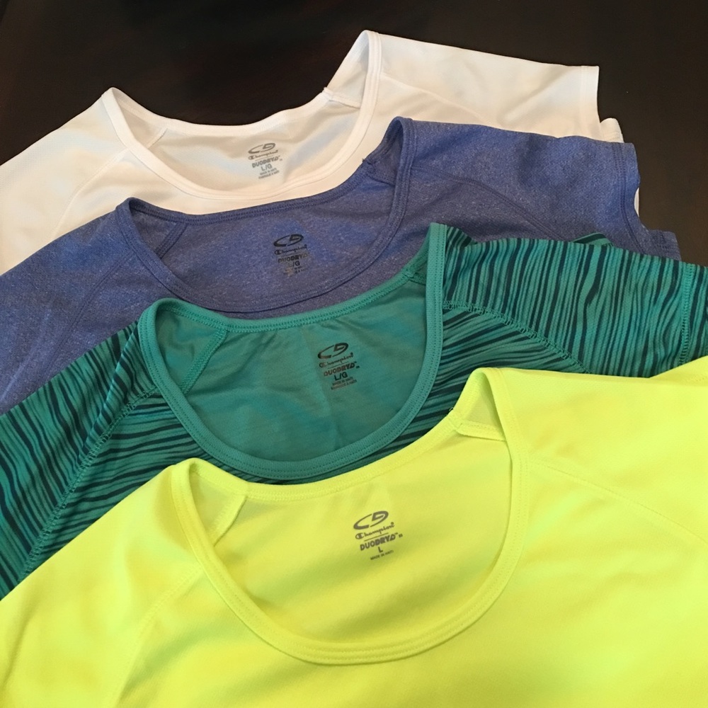 Lot of workout tops