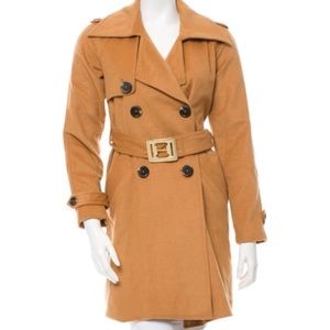 Halston Heritage cashmere/wool trench/pea coat
