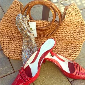 Straw Studios straw purse