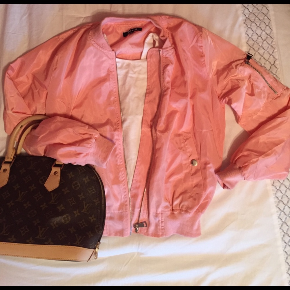 Pink Bomer Jacket