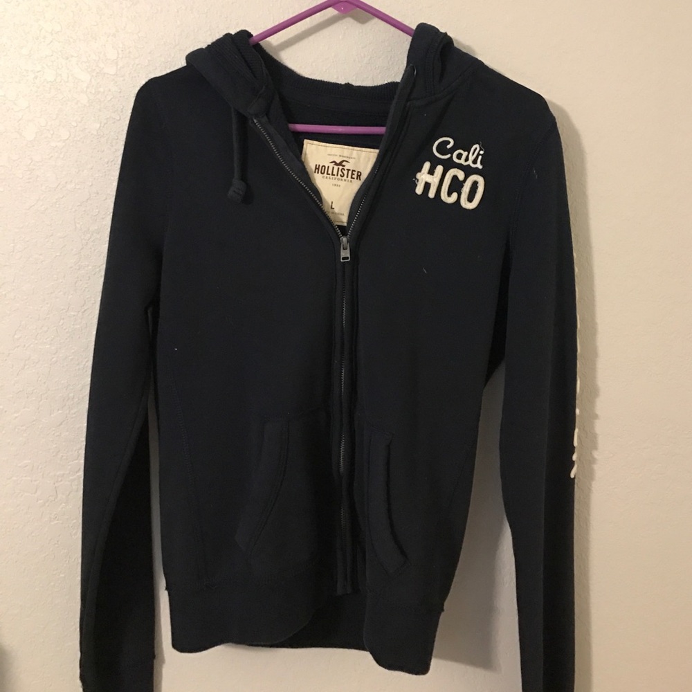 Hollister zipper hoodie