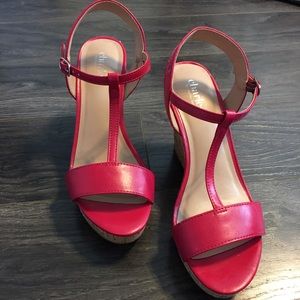 Charles David Wedge Platform Heels