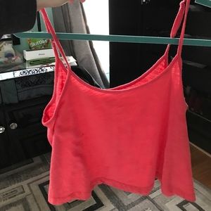 Pink crop top