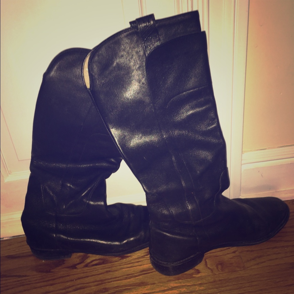 Frye Black Riding Boot