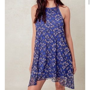 Emerald Sundae blue and gold lace dress