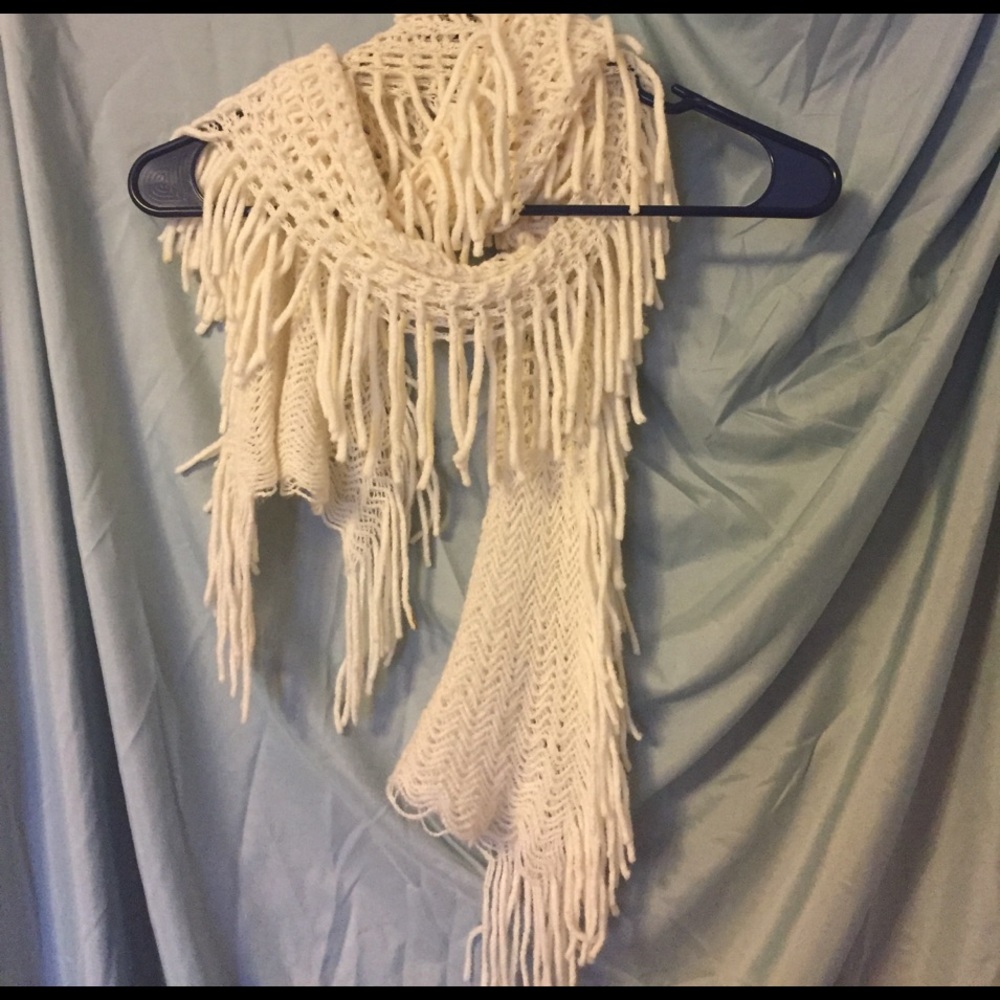 White scarf