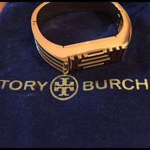 Tory Burch Gold Fitbit Tracker Bangle Bracelet