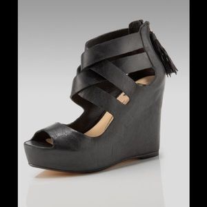 Dolce Vita Black Platform Wedge,  Jade