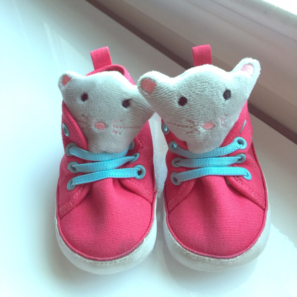 Primark baby's shoe.