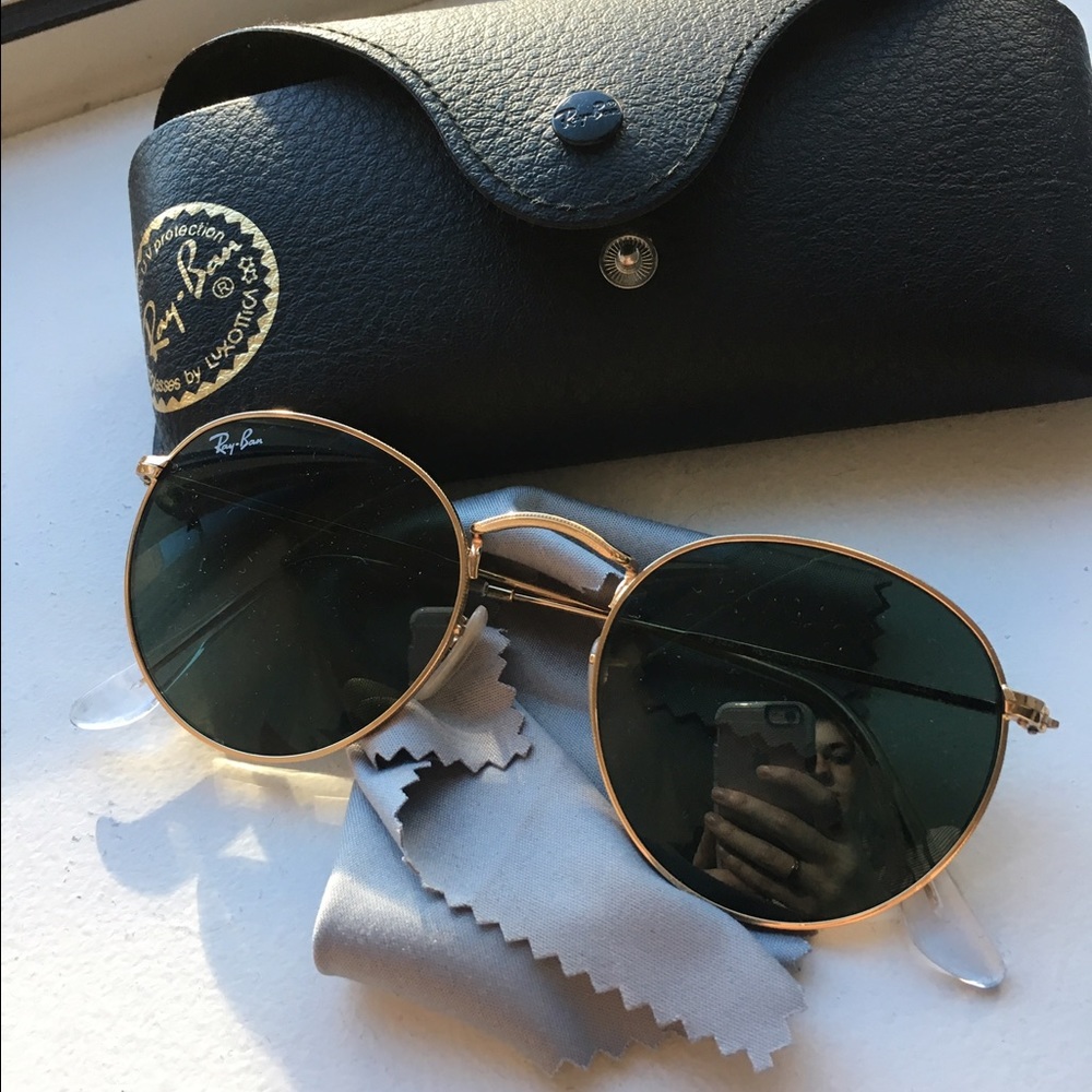 Authentic Round Metal Ray-bans