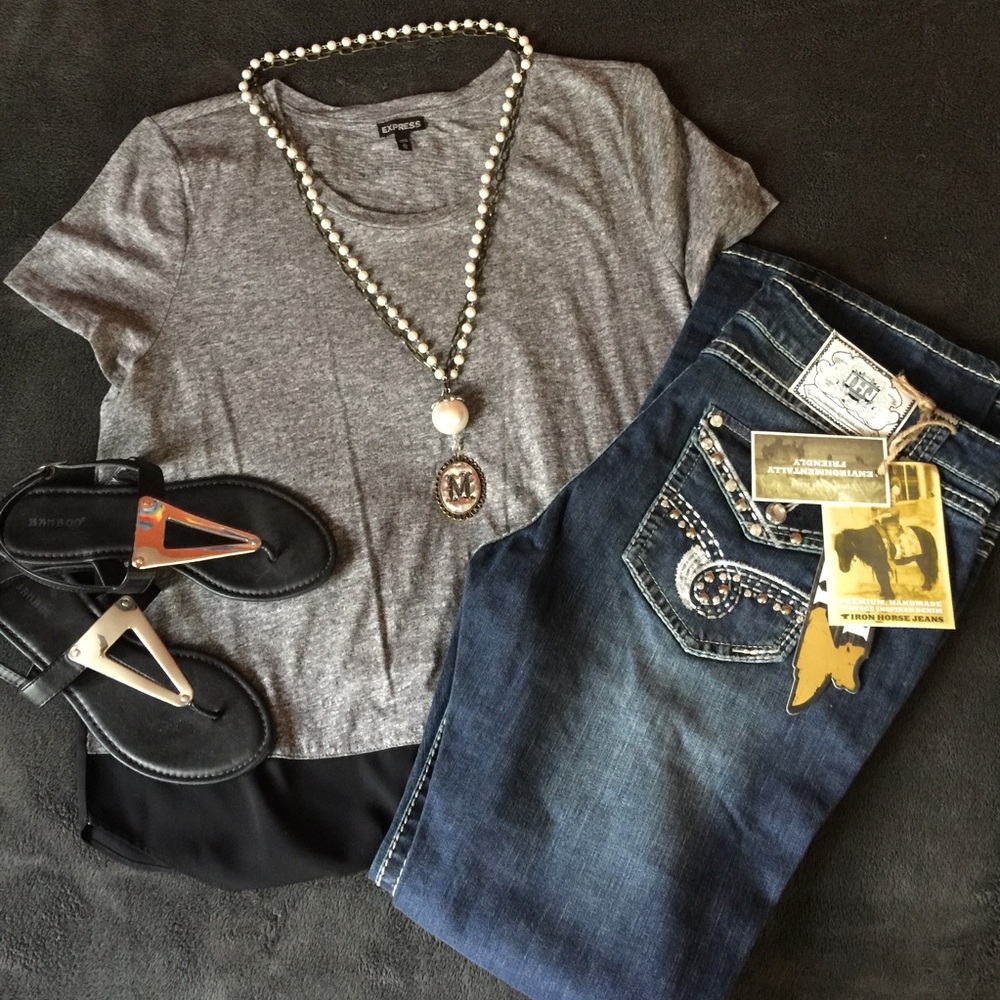 Express short sleeve dressy T