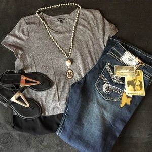 Express short sleeve dressy T